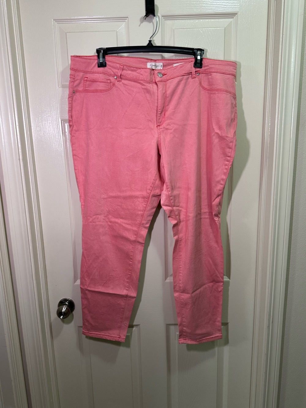 Y2K Jessica Simpson Super Skinny Jeans Pink Plus Size 24W